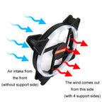 COOLMOON 12cm Dual Aperture Computer Mainframe Chassis Dual Interface Fan