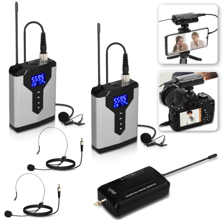 USB Computer Recording Microphone Live Phone SLR Lavalier Microphone, Q6 1 Drag 1 Wireless Lavalier, Q6 1 Drag 1 Wireless Lavalier Head Wear, Q6 1 Drag 1 Wireless Lavalier With Stand, Q6 1 Drag 1 Wireless Lavalier Head Wear With Stand                  ...