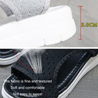 Women Breathable Platform Sandals Flying Woven Wedge Beach Sandals, 44, 35, 41, 42