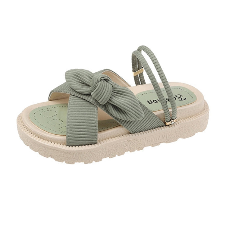 Summer Outerwear Thick Soled Casual Sandals Flat Slippers, 35, 36, 37, 38, 39, 40