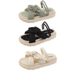 Summer Outerwear Thick Soled Casual Sandals Flat Slippers, 35, 36, 37, 38, 39, 40