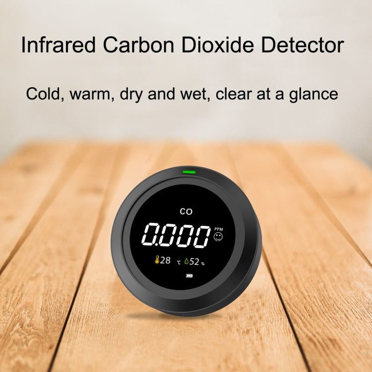 PTH-12 Infrared Carbon Dioxide Detector Portable Temperature And Humidity Air Quality Monitoring Instrument, PTH-12
