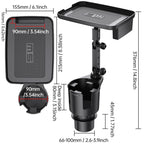 SHUNWEI 2pcs Car Multi-Function Cup Holder Plate Drink Rack, SD-1058