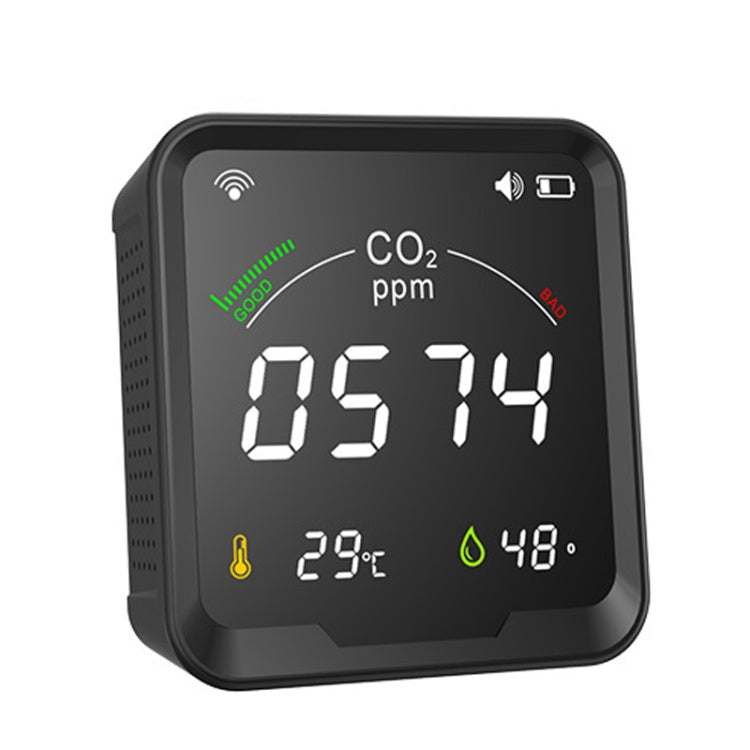 PTH-9CW Wifi Intelligent Infrared CO2 Detector Air Quality Detector Home Temperature And Humidity Meter, PTH-9CW