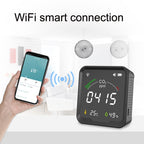 PTH-9CW Wifi Intelligent Infrared CO2 Detector Air Quality Detector Home Temperature And Humidity Meter, PTH-9CW