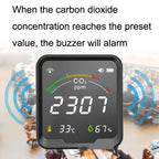 PTH-9CW Wifi Intelligent Infrared CO2 Detector Air Quality Detector Home Temperature And Humidity Meter, PTH-9CW