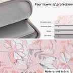 G4-89  PU Laptop Case Tablet Sleeve Bag with Telescoping Handle, 11 Inch, 12 Inch, 13 Inch, 14 Inch, 15 Inch
