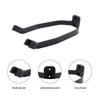 For Xiaomi M365 Electric Scooter Accessories, Fender+Bracket+Taillight, Black With Wrench, Black Without Wrench