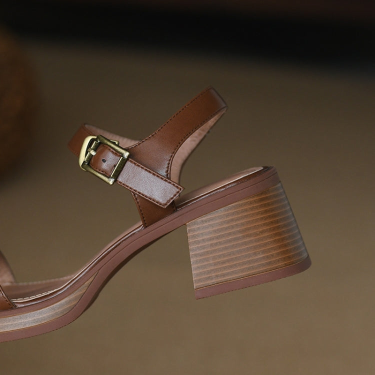 Summer Platform Mid Heel Open Toe Sandals, 34, 35, 36, 37, 38, 39