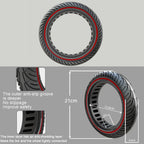Electric Scooter 8 inch Honeycomb Solid Tire For Xiaomi M365/M365 Pro /1S/Pro2/Essential, Inner Honeycomb Red, Inner Honeycomb Blue, Inner Honeycomb Yellow, Inner Honeycomb Black