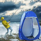 ZL-8802 Outdoor Rainproof and Sunshade Foldable Fishing Single Tent with Dual Window, ZL-8802 (Royal Blue)