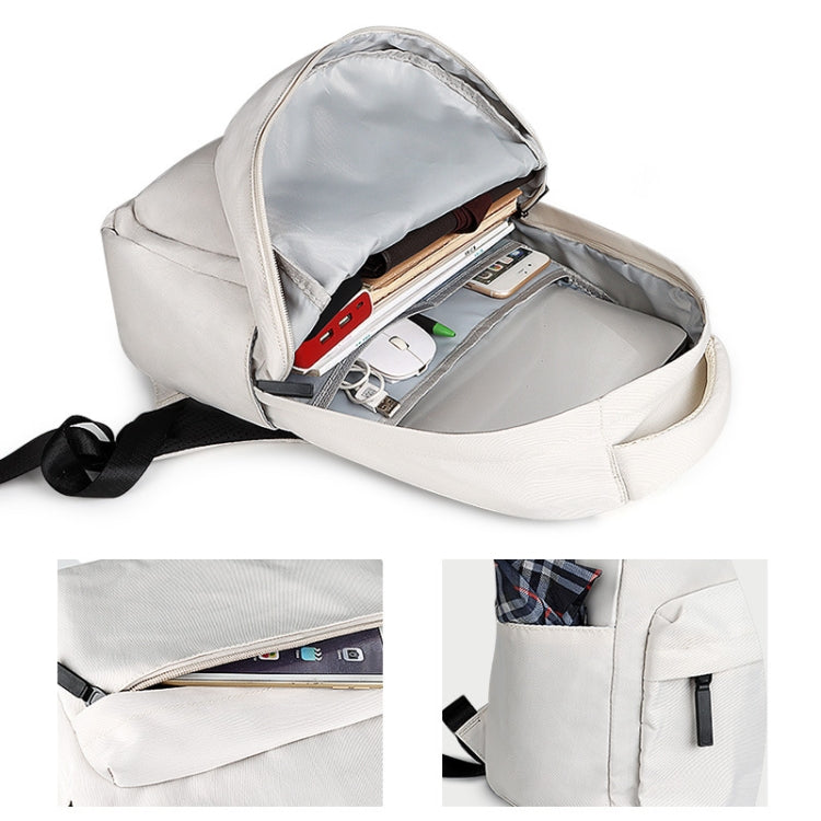 SJ13 13-15.4 inch Large-capacity Waterproof Wear-resistant Laptop Backpack
