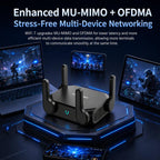 COMFAST CF-WR672BE Wi-Fi 7 BE3600 Wireless Router Dual 2.5G WAN/LAN Ports, EU Plug, US Plug, UK Plug, AU Plug