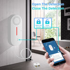 Tuya WIFI Sound and Light Water Immersion Alarm Leak Sensor Overflow Alarm Detector, Overflow Alarm Detector