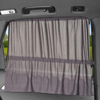 Car Side Window Privacy Blackout Heat Insulation Sunshade, 27x65x50 cm(Black)