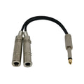 Noise Reduction Shielded Bass Electric Guitar Cable Musical Instrument Accessories, 6.35mm Male To 2 Female Single Channel, 6.35mm Male To 2 Female Dual Channel