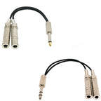 Noise Reduction Shielded Bass Electric Guitar Cable Musical Instrument Accessories, 6.35mm Male To 2 Female Single Channel, 6.35mm Male To 2 Female Dual Channel
