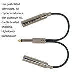Noise Reduction Shielded Bass Electric Guitar Cable Musical Instrument Accessories, 6.35mm Male To 2 Female Single Channel, 6.35mm Male To 2 Female Dual Channel