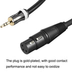 3.5mm To Caron Female Sound Card Microphone Audio Cable, Length:, 0.5m, 1m, 1.5m, 2m, 3m, 5m, 10m, 15m