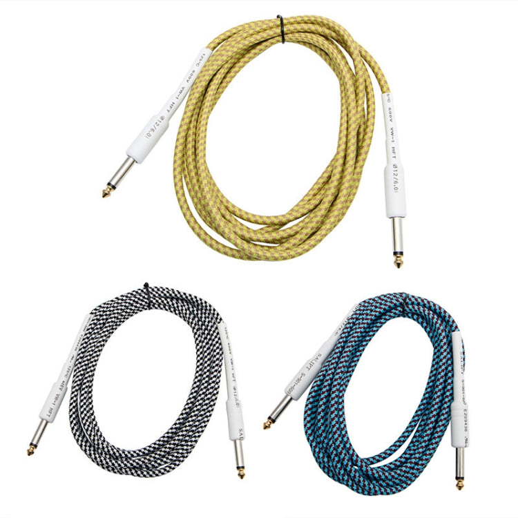 JT001 Male To Male 6.35mm Audio Cable Noise Reduction Folk Bass Instrument Cable, Length:, 1m, 2m, 3m, 5m, 10m