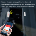 Tuya WiFi Sound And Light Door Magnetic Doors Windows Alarm Scene Linkage APP Reminder, Sound And Light Door Magnetic Sensor