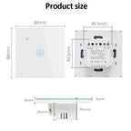 High Power Time Voice Control EU Plug, WIFI 20A White, WIFI 20A Black, ZigBee 20A White, ZigBee 20A Black