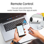 Tuya ZigBee 40A Smart High Power Water Heater Light Air Conditioner Switch Time Voice Remote Control, ZigBee 40A White