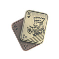 Poker Magnetic Metal Slider Stress Relief Toy EDC Top Spinning Poker Toys Decompress, Bronze, Silver