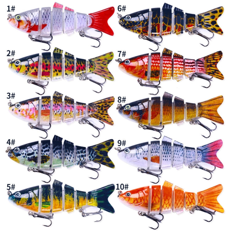 HENGJIA JM061 Multi-segment Fish Bionic Lure Submerged Lures, JM061 (8), JM061 (9), JM061 (10), JM061 (1), JM061 (2), JM061 (3), JM061 (4), JM061 (5), JM061 (6), JM061 (7)
