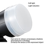 Round Light Head Universal SLR Camera Top Hot Shoe Light Soapbox, For Godox V1/AD100Pro/AD200/AD200Pro, For Godox V1/AD100Pro/AD200/AD200Pro(White), For Godox V1/AD100Pro/AD200/AD200Pro(Yellow), For Godox V1/AD100Pro/AD200/AD200Pro(Blue)