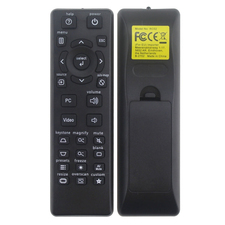 For InFocus IN112 IN114 IN124 IN3136 Projector 2pcs Remote Control, For InFocus