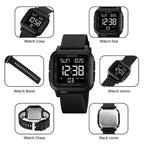 SKMEI 1894 Square Sports Waterproof Student Simple Multifunctional Luminous Watch, 1894