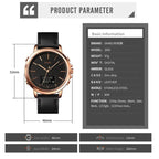 SKMEI 1652 Dual Movement Sports Leather Alloy Male Watch, Rose Gold Shell White Machine, Rose Gold Shell Black Machine, Gold Shell White Machine, Gold Shell Black Machine, Black Shell White Machine, Black Shell Black Machine, Silver Shell White Machine...