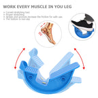 Fitness Inclined Stretching Board Trainer Calf Relaxation Standing Stretching Pedal, Rose Red, Blue, Yellow, Black, Pink with Foot Belt, Blue with Foot Belt, Purple with Foot Belt