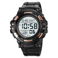 SKMEI 2003 Multifunctional Back Light Sports Watch Mens Countdown Date Alarm Clock Watch