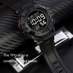 SKMEI 2003 Multifunctional Back Light Sports Watch Mens Countdown Date Alarm Clock Watch