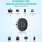 J33 Car Audio Headphone Wireless Bluetooth Receiver, J33