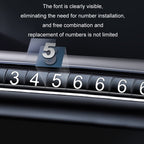 Vehicle Safety Hammer Temporary Parking Phone Number Plate