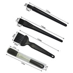 Computer Keyboard Screen Camera Lens Digital Equipment Cleaning Brush, 4pcs/set (3 Hard Hair+1 Soft Hair), 4pcs/set (4 Hard Hair)