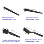 Computer Keyboard Screen Camera Lens Digital Equipment Cleaning Brush, 4pcs/set (3 Hard Hair+1 Soft Hair), 4pcs/set (4 Hard Hair)