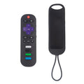 For TCL Roku RC280/RC282 2pcs Oval Remote Control Silicone Case