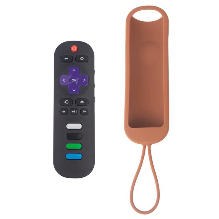 For TCL Roku RC280/RC282 2pcs Oval Remote Control Silicone Case