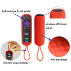 For TCL Roku RC280/RC282 2pcs Oval Remote Control Silicone Case