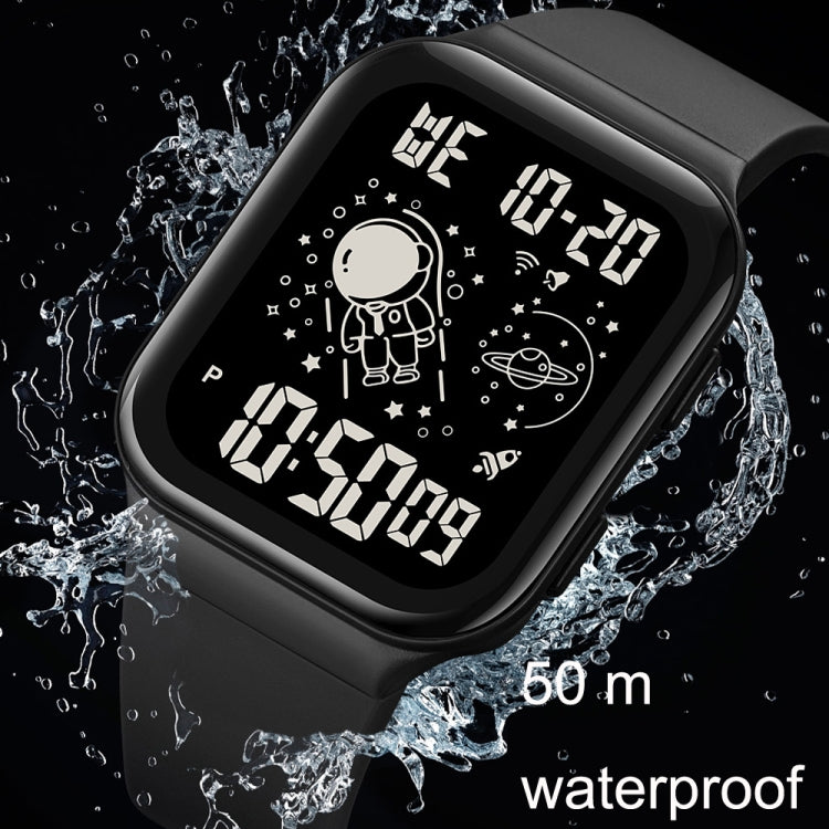 SKMEI 1863 Multifunctional Astronaut Student Digital Sports Square Watch, 1863, 1863 Pink White Machine, 1863 Pink Black Machine