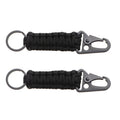 2pcs Outdoor Climbing Eagle Beak Buckle Umbrella Rope Hand-Woven Key Hanging Buckle, Hanging Buckle(Black), Hanging Buckle(Army Green), Hanging Buckle(Army Green Camouflage), Hanging Buckle(Black+Orange)