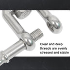 304 Stainless Steel 360 Degree Rotating 8-Shaped Chain Snap Ring Connecting Hook Swivel, M8, M10, M12