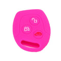 For Ford Transit/Focus 2pcs 3-Button Silicone Key Protector, Rose Red, Pink, Orange, Sea ??Blue, Sky Blue, New Green