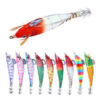 HENGJIA SJ033 Luminous Steel Wire Banana Shrimp Fake Bait, SJ033 (Light Purple), SJ033 (Light Pink), SJ033 (Blue Back Pink Pattern), SJ033 (Yellow Body Red Dot), SJ033 (Red Head Green Tail), SJ033 (Red Head White Tail), SJ033 (Red Head Light Green Tail...