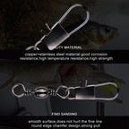 HENGJIA SS007 50pcs/bag B-pin Connector 8 Shape Swivel Loop Accessories, 1/0+5B (60mm), 2/0+5B (57mm), 3/0+6B (67mm), 4/0+6B (70mm), 5/0+6B (78mm), 1+5B (56mm), 2+4B (49mm), 3+4B (49mm), 4+4B (45mm), 5+3B (42mm), 6+3B (41mm), 7+3B (39mm), 8+2B (34mm)  ...