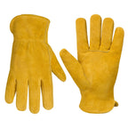 A2421 Cowhide High Temperature Welding Gloves Insulated Aluminum Foil Anti-Heat Gloves, A2421 M, A2421 L, A2421 XL